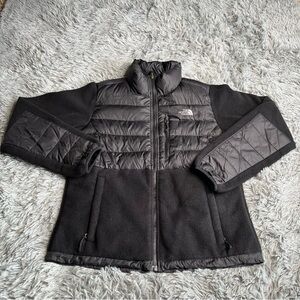 The North Face Coat Womens Medium Denali Puffer Fleece Jacket 550 Down Black